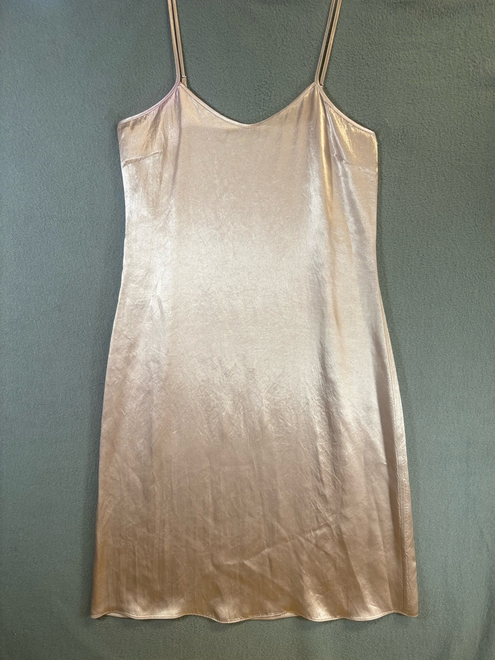 Jenni Kayne Everyday Bias Cut Satin Long Slip Dress Sz. S ***See Description***